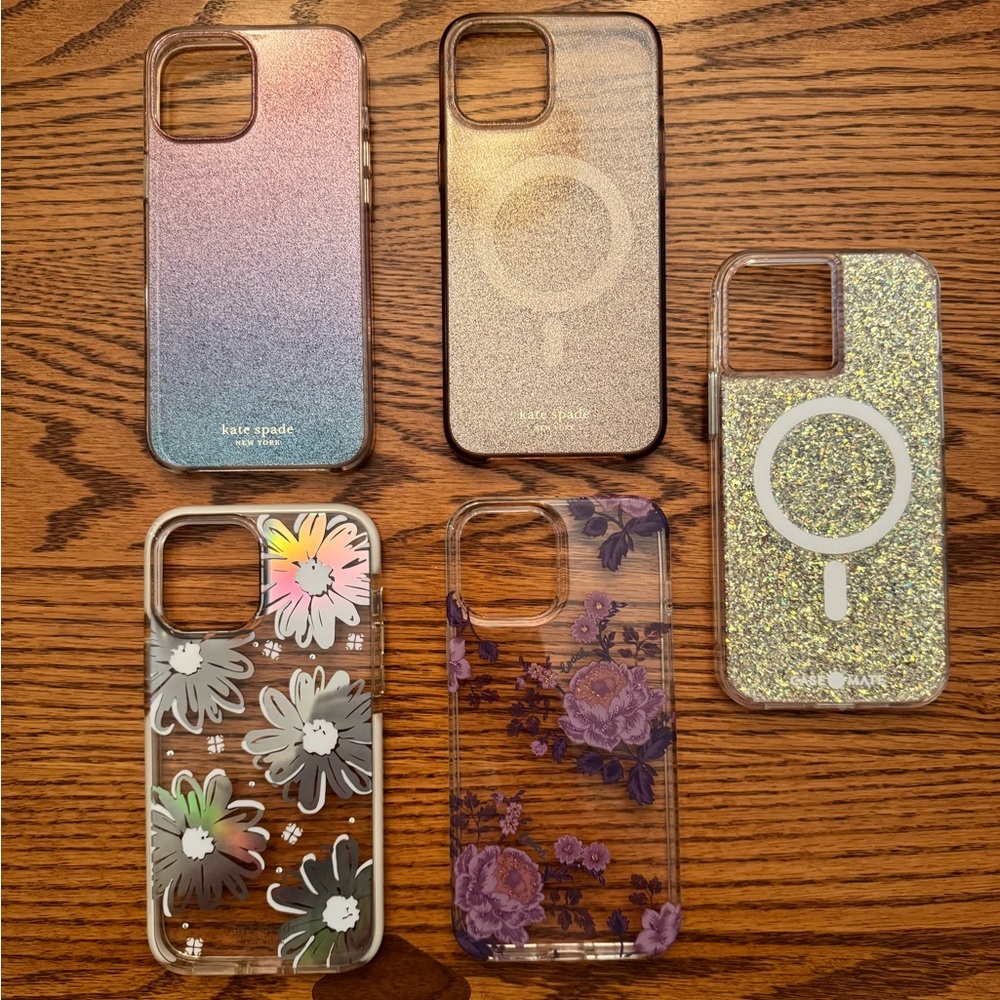 Lot of Kate Spade, Coach & CaseMate IPhone 12 Pro Max cases